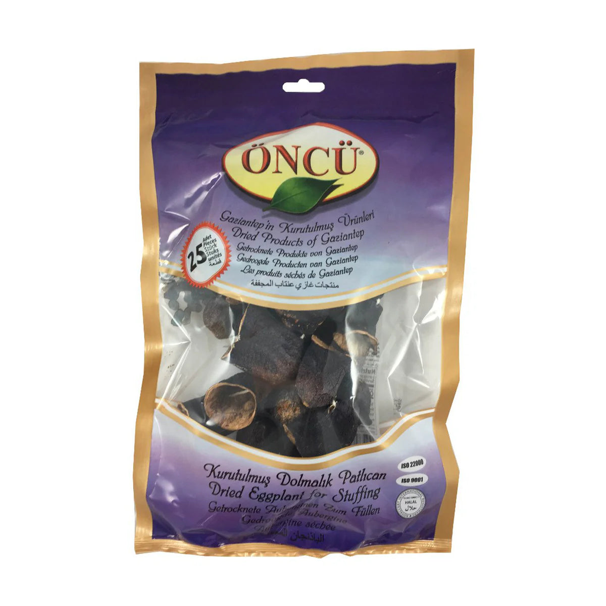 Oncu Dried Eggplant 25pcs - Oncu Kuru Dolmalik Patlican