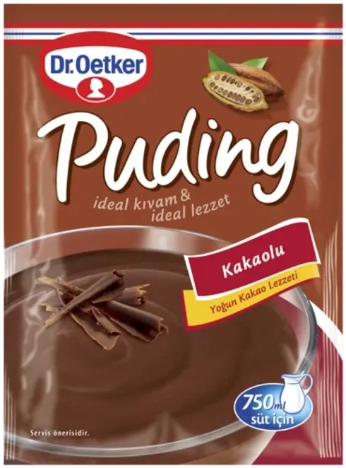 Dr. Oetker Cocoa Pudding – 147g - Dr. Oetker Kakaolu Pudding
