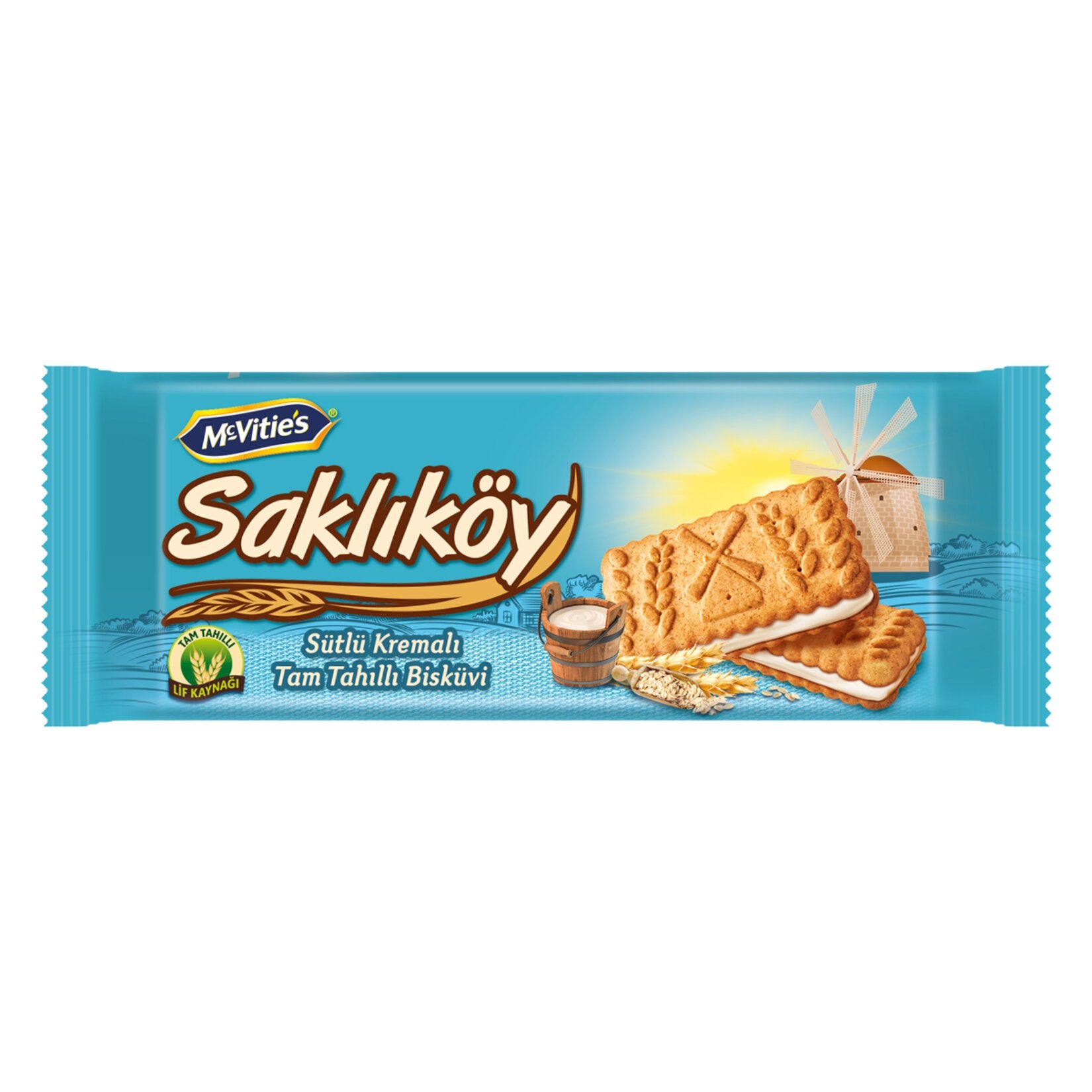 Ulker Saklikoy Biscuit w/Milk Cream 100g