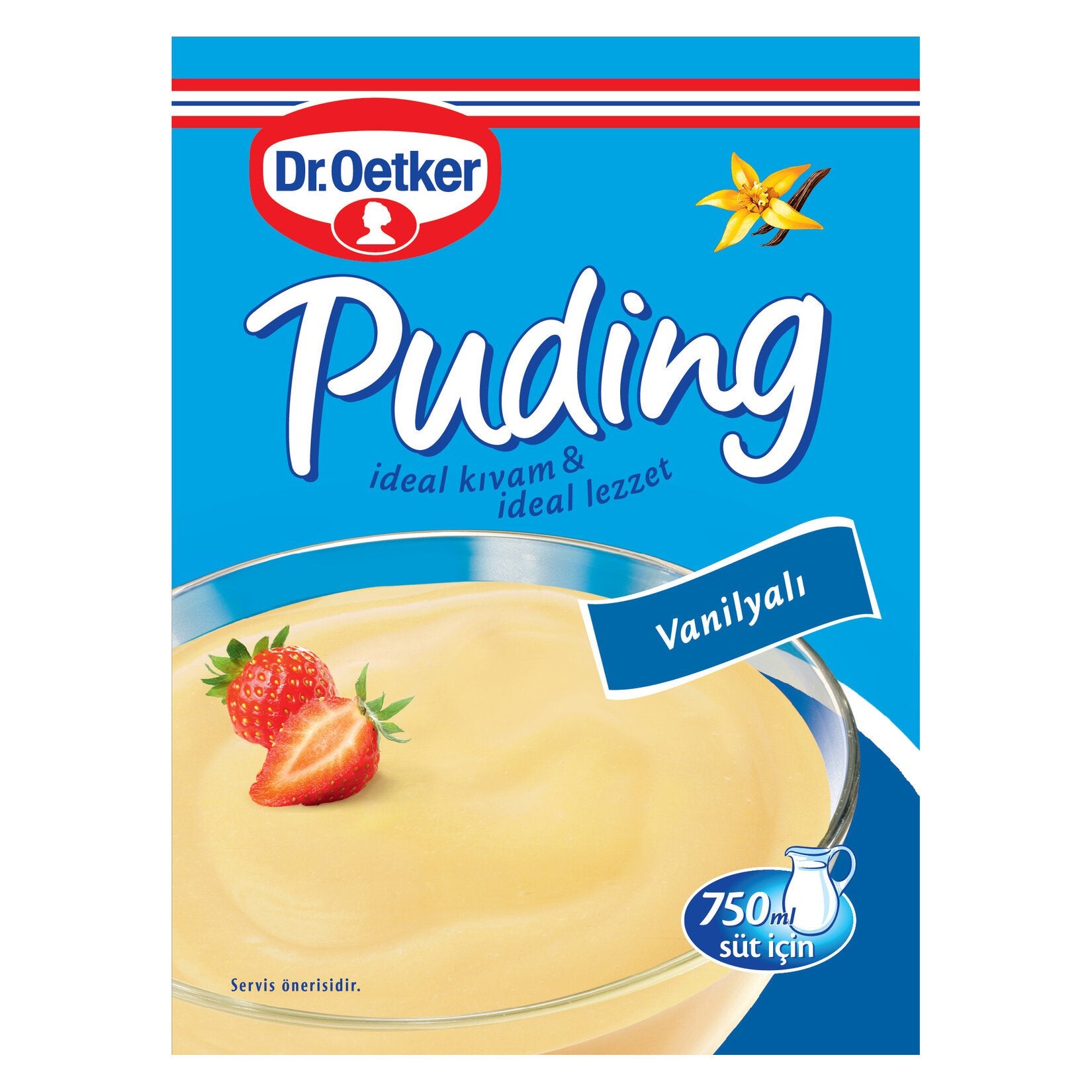 Dr. Oetker Vanilla Flavored Instant Pudding Mix – 120g - Dr. Oetker Vanillalı Pudding