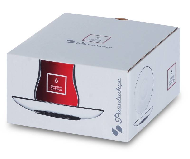 Paşabahçe Aida Tea Plates – Set for 6 Persons