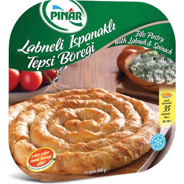 Pınar Filo Pastry Pie w/Spinach&Labneh 800g (Ispanaklı Börek)