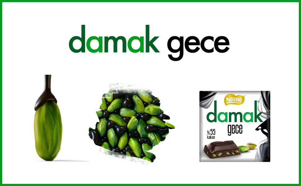 Nestle Damak Gece Chocolate 60g (%55 Bitter Chocolate)
