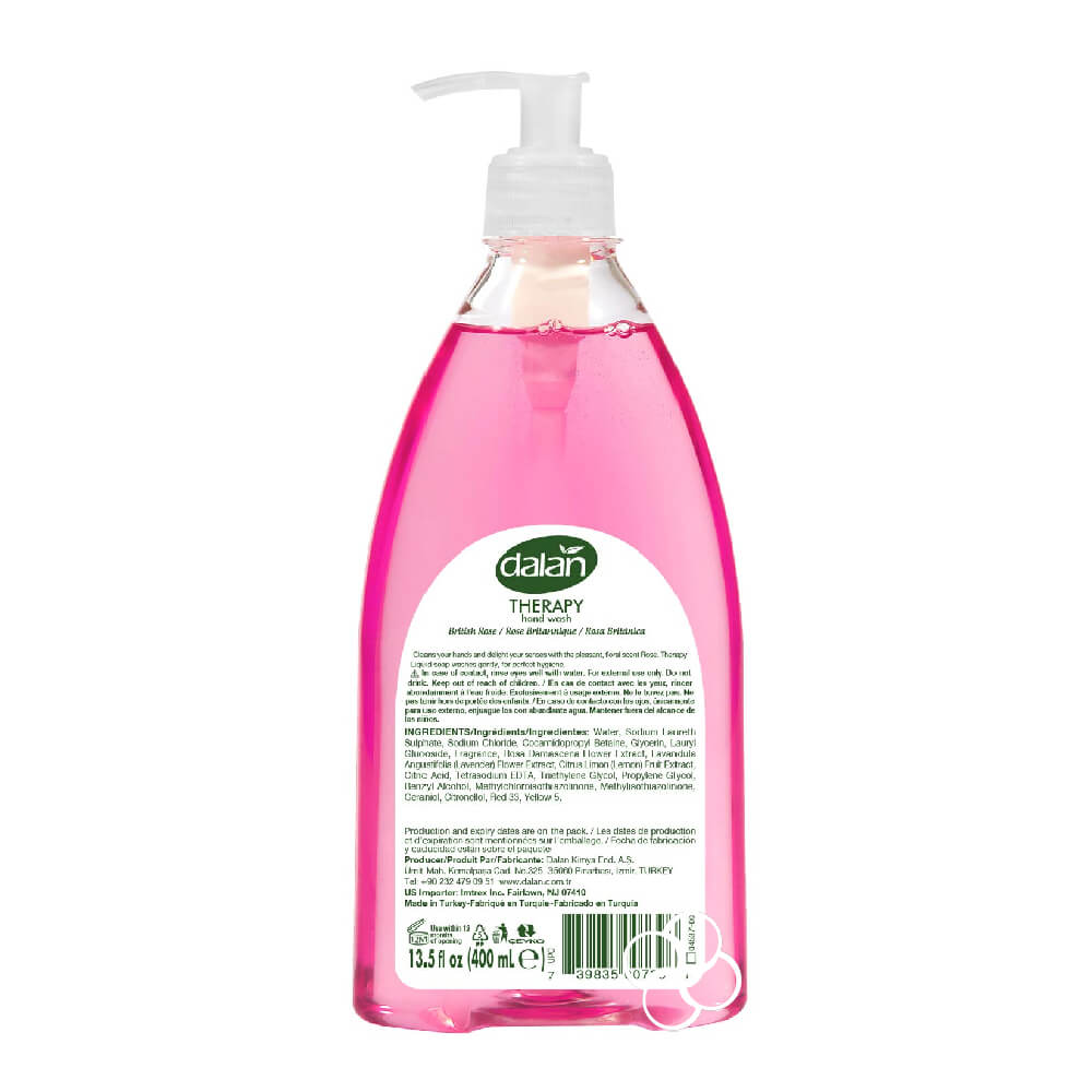 Dalan Therapy Liquid Hand Soap - British Rose 400ml