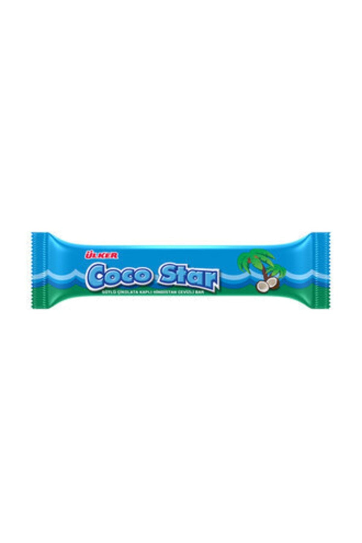 Ulker Cocostar Chocolate Covered Coconut Bar 25g - Ülker Cocostar Hindastan Cevizli Çikolata