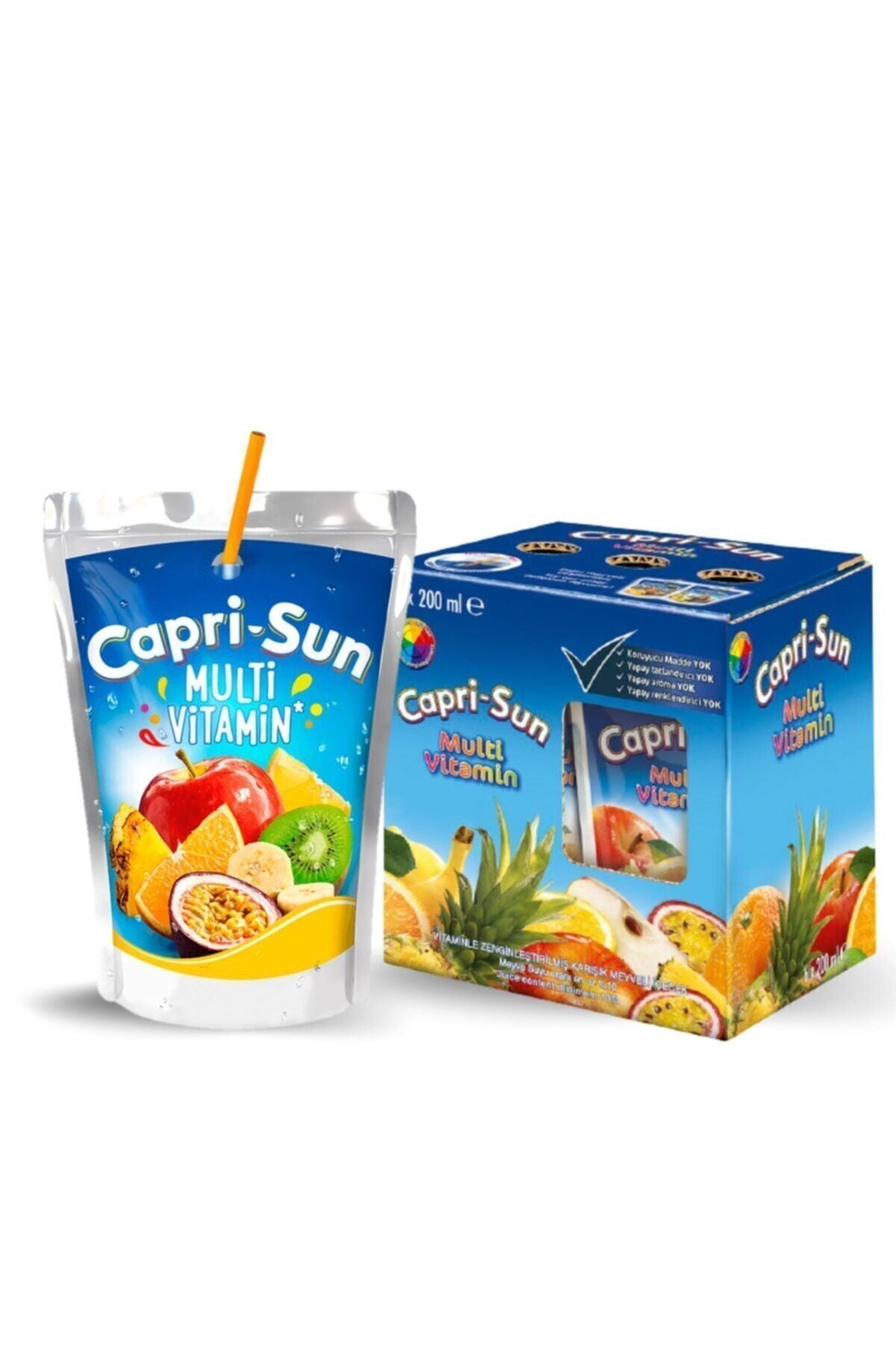 Capri Sun Multivitamin Fruits Juice 200ml - Capri Sun Multivitamin Meyve Suyu