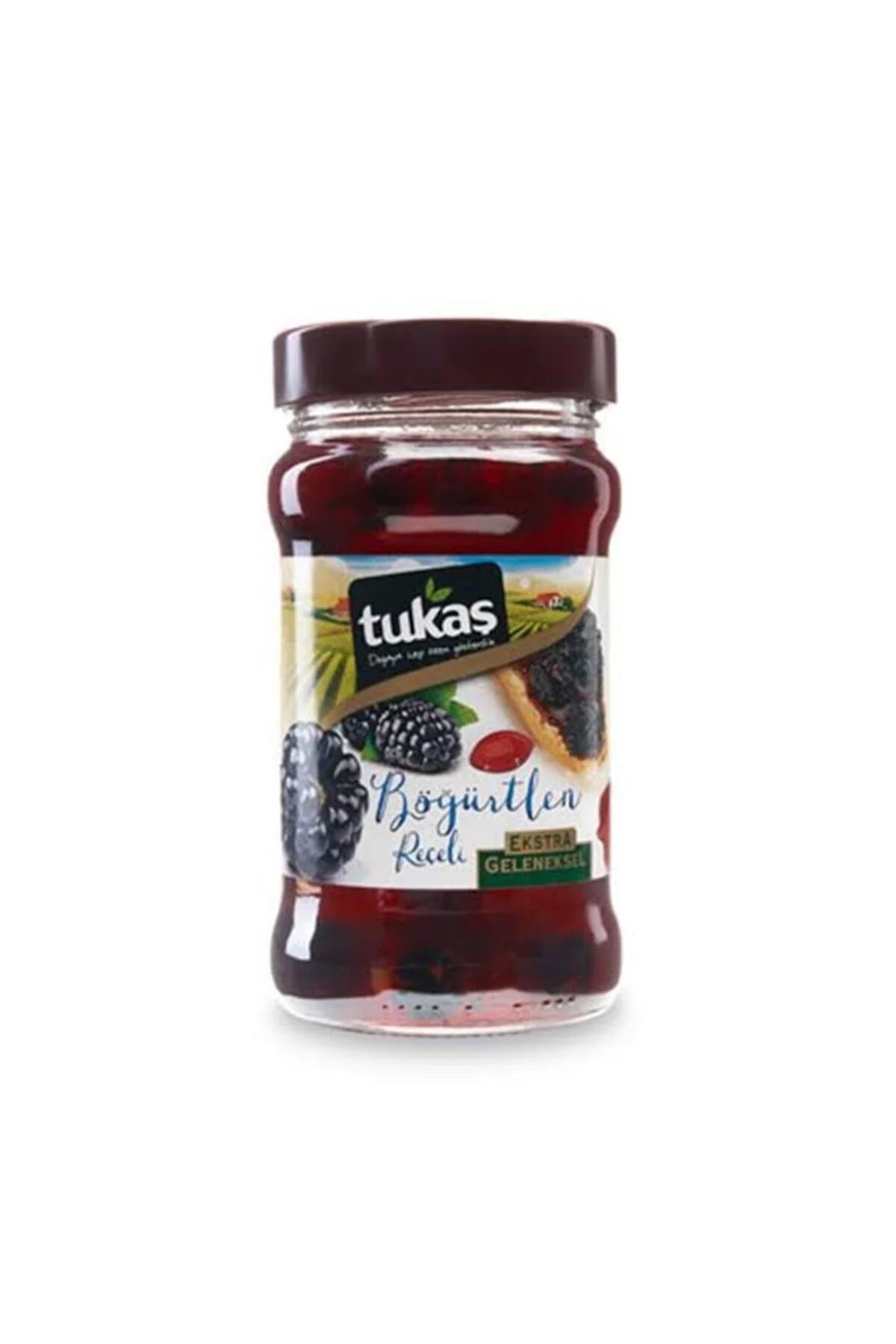 Tukas Blackberry Jam 380g - Tukas Karadut Receli