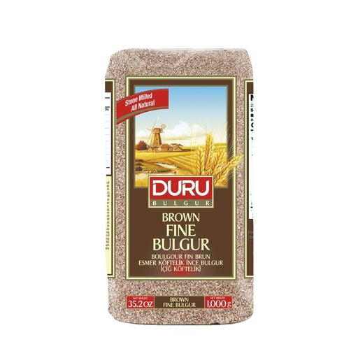 Duru Brown Fine Bulgur 1000g - Duru Esmer Cigkoftelik Bulgur