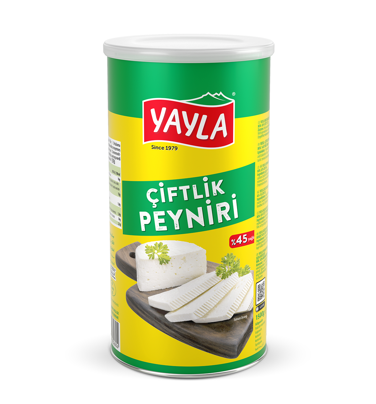 Yayla White Cheese in Brine %45 Fat 800g
