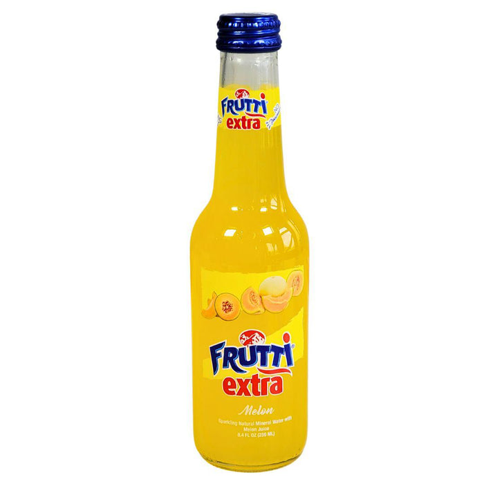 Uludağ Frutti Extra Melon Sparkling Natural Mineral Water – 200ml (Pack of 6)