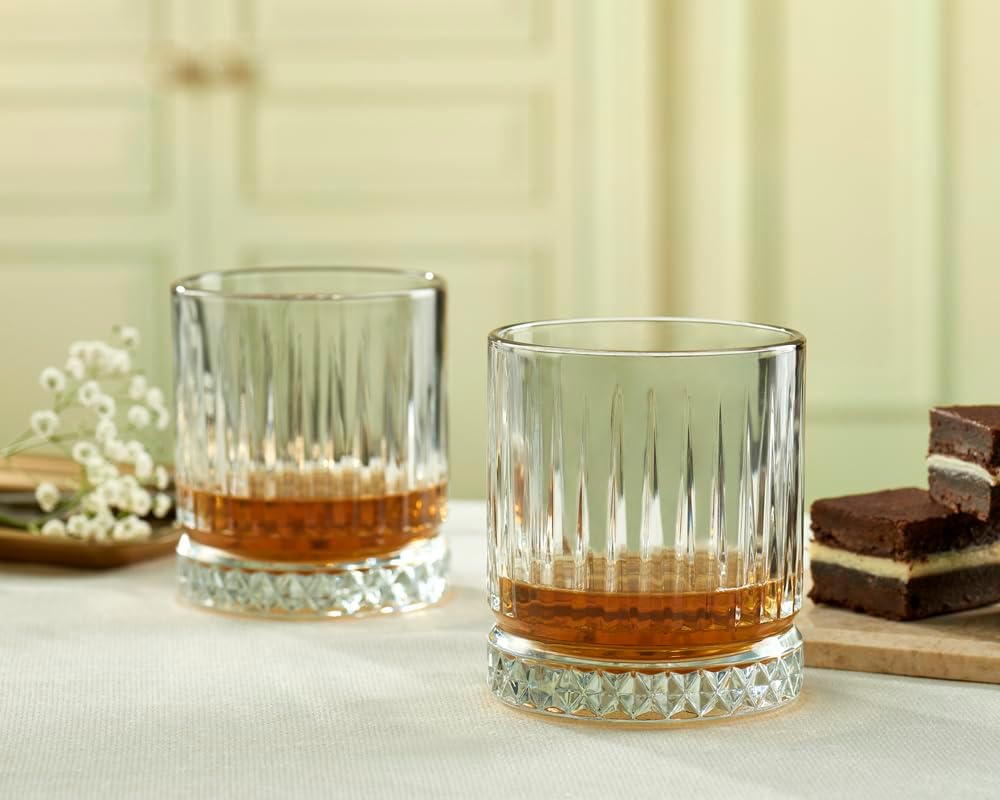 Pasabahce Elysia Whiskey & Cocktail Glasses Set of 4 - 355cc