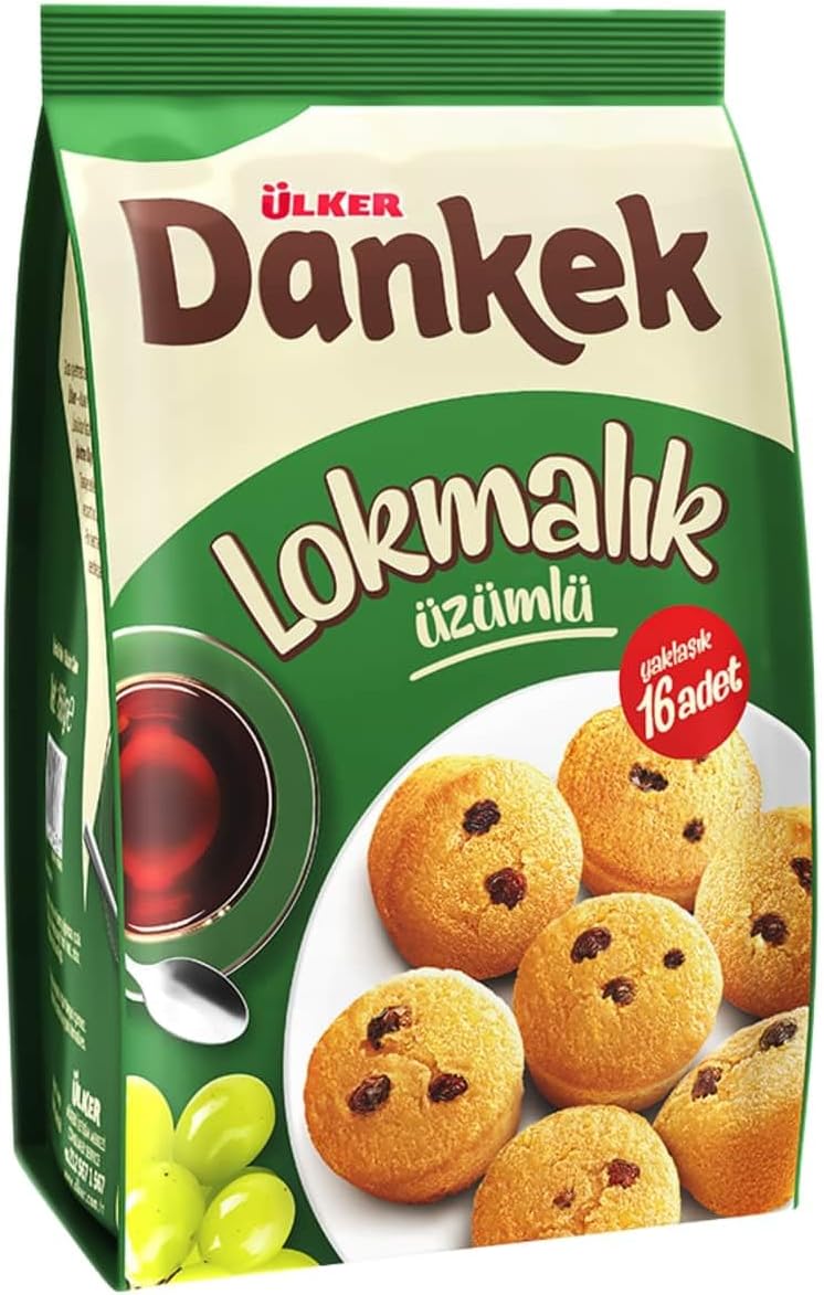 Ülker Dankek Lokmalık Mini Cakes w/Grape 160g