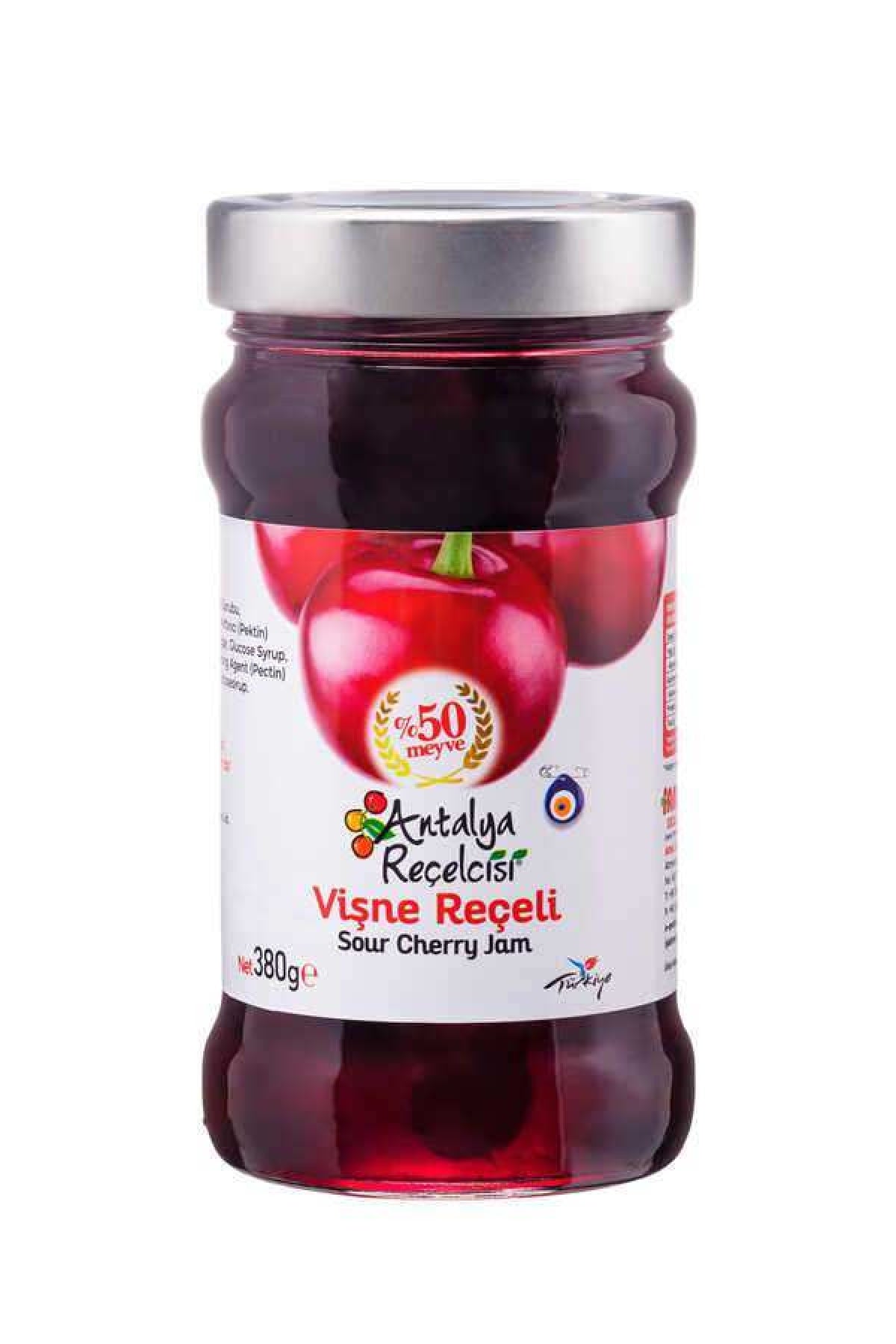 Antalya Reçelcisi Sour Cherry Jam - 380g - Vişne Reçeli