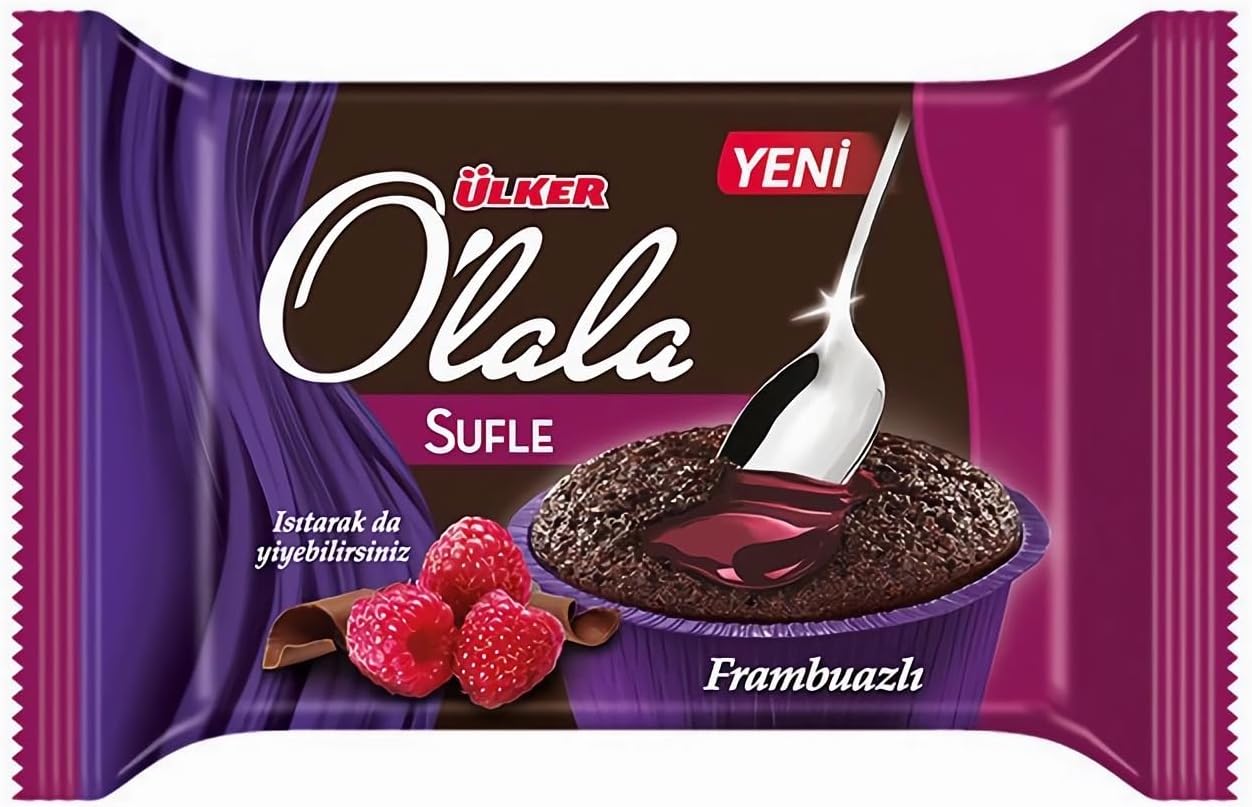 Ulker O'lala Souffle Cake with Raspberry 70g