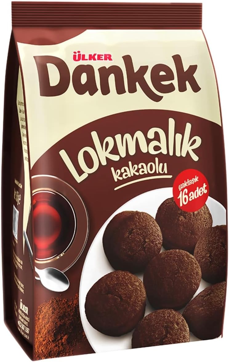 Ülker Dankek Lokmalık Mini Cakes w/Cocoa 160g