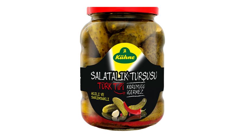 Kuhne Pickled Cucumbers Turkish Style 670g