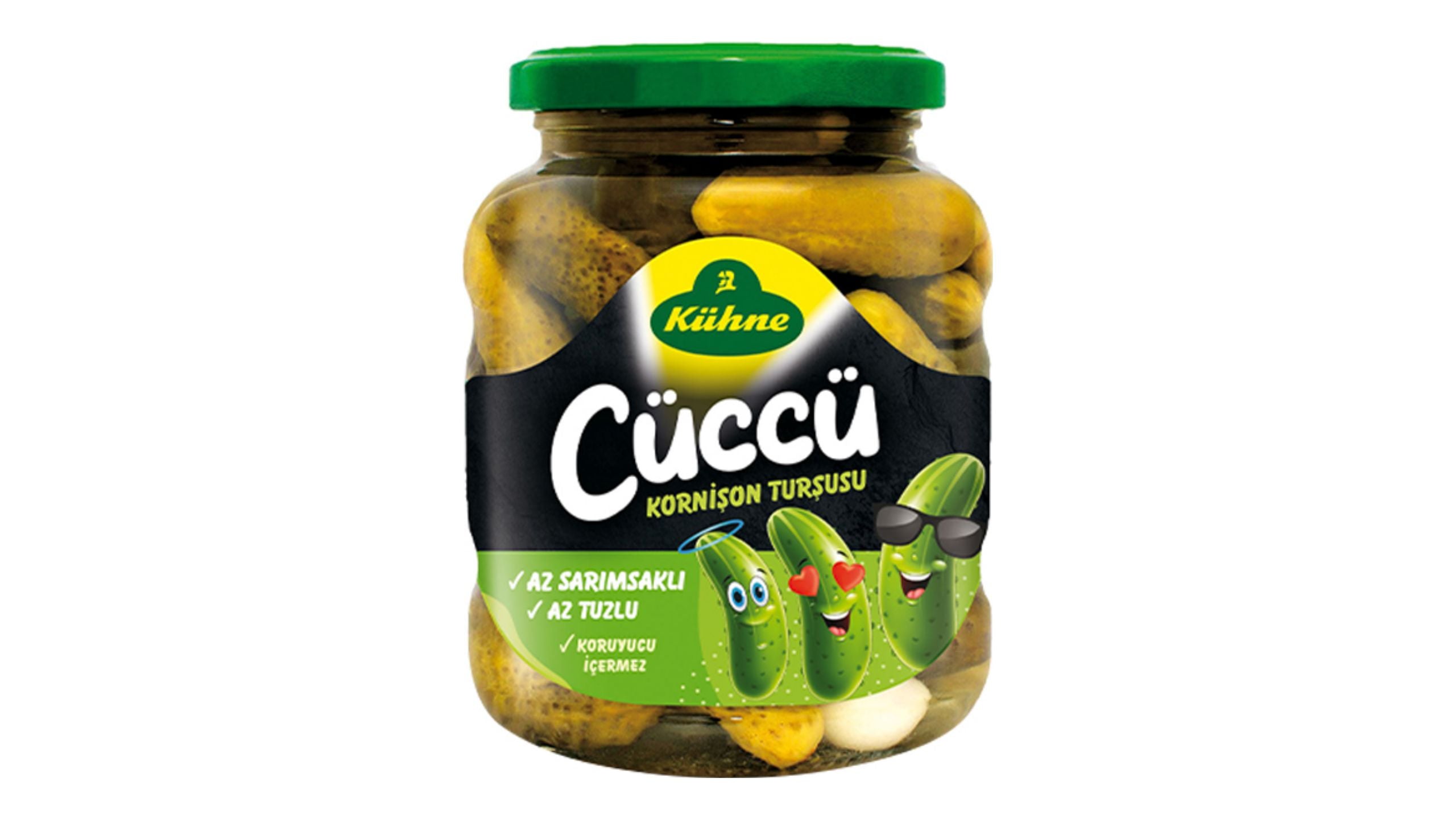 Kuhne Cüccü Pickled Cucumbers 340g