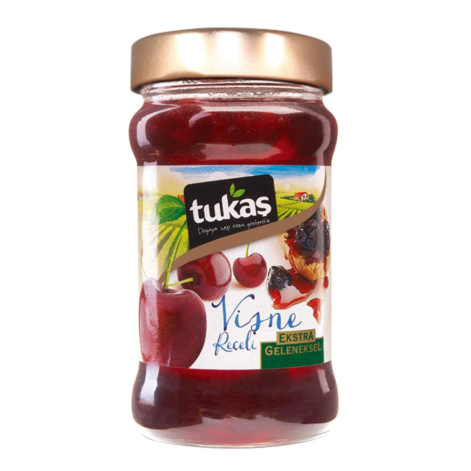 Tukas Sour Cherry Jam 380g - Tukas Visne Receli