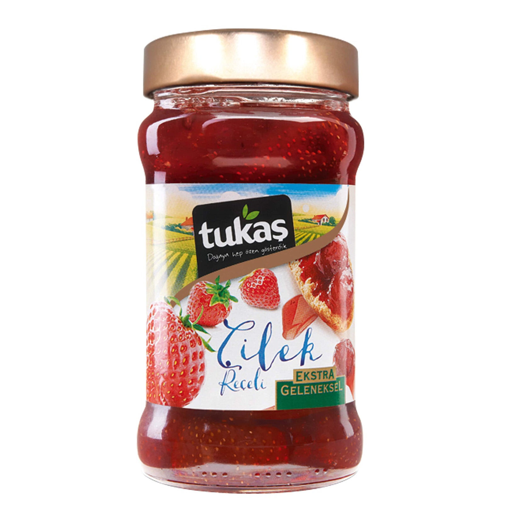 Tukas Strawberry Jam 380g - Tukas Cilek Receli