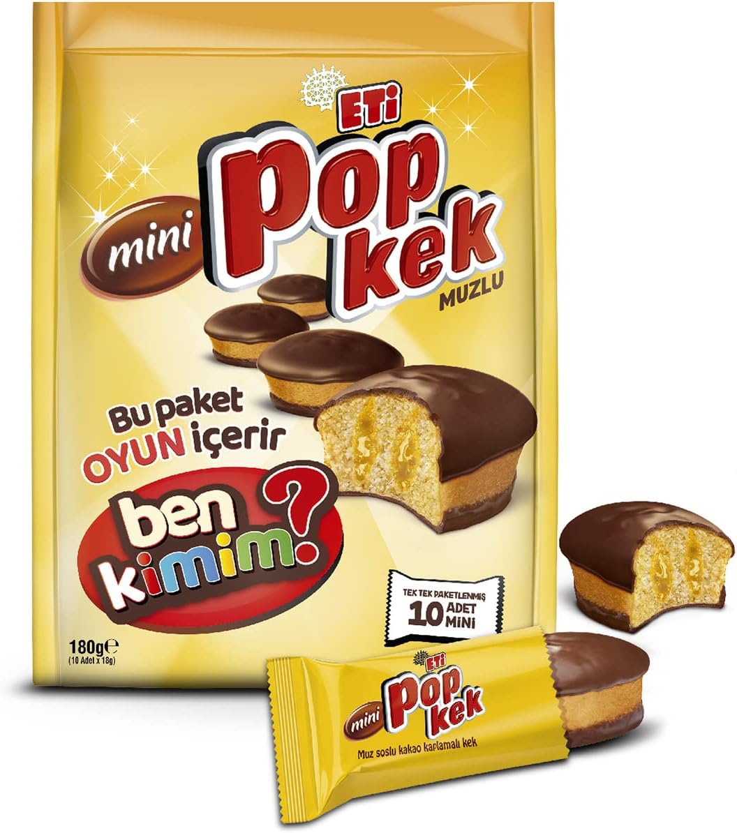 Eti Popkek Banana Mini Bag 180g