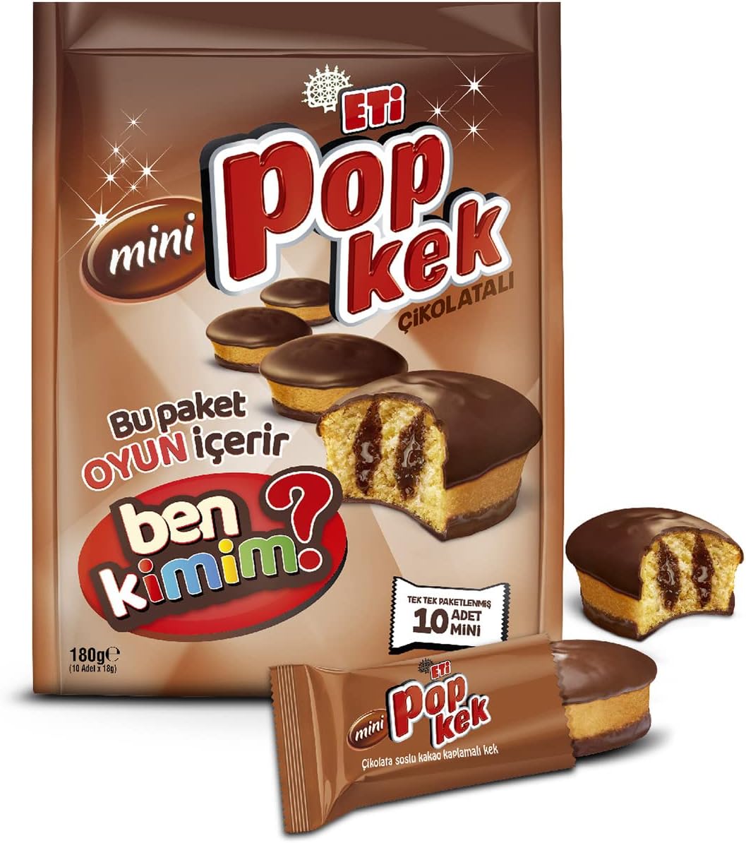 Eti Popkek Chocolate Mini Bag 180g