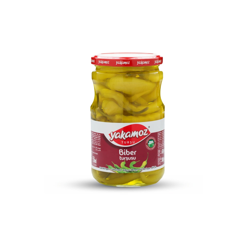 Yakamoz Pickled Mild Peppers 630g