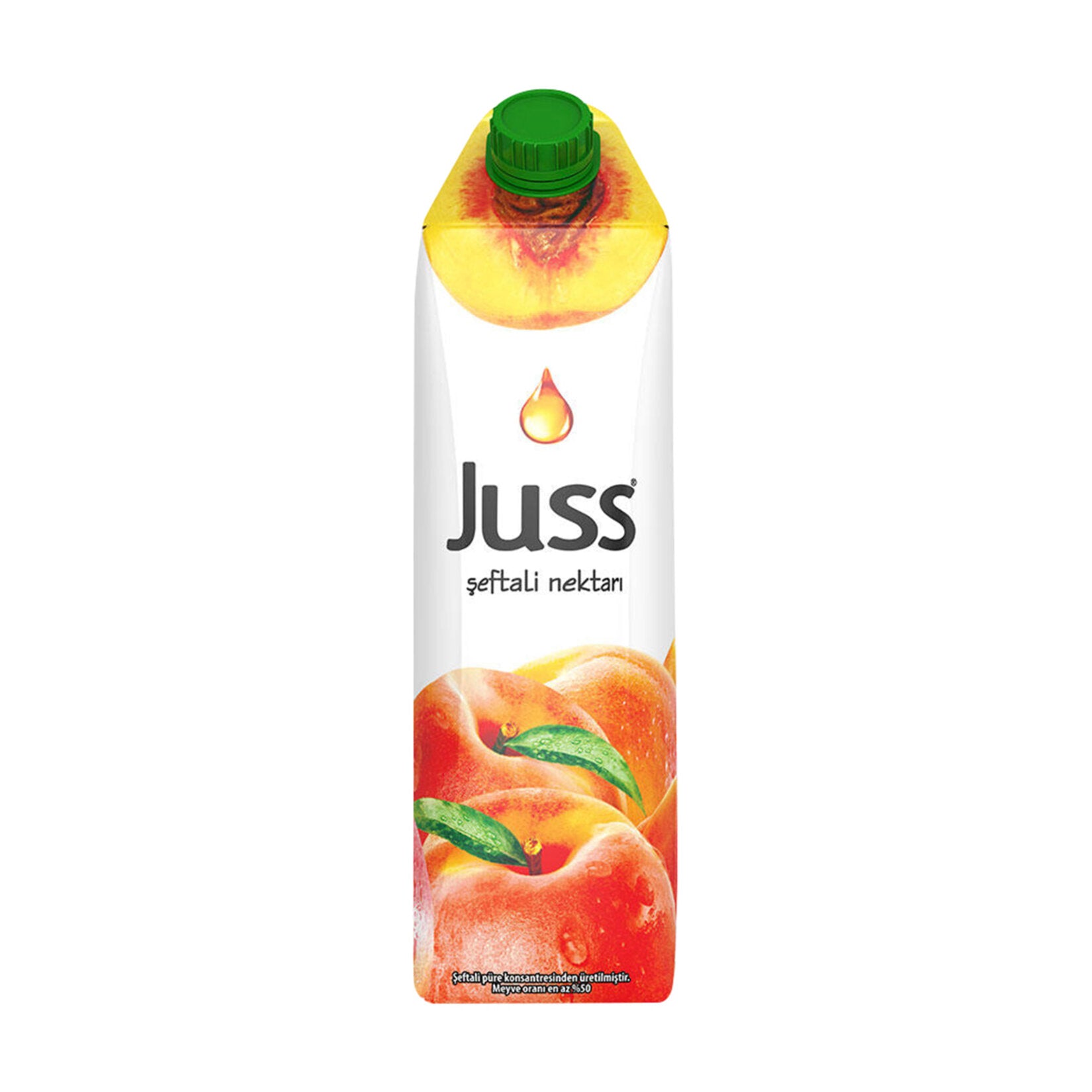 Juss Peach Juice 1 Lt - Juss Seftali Suyu