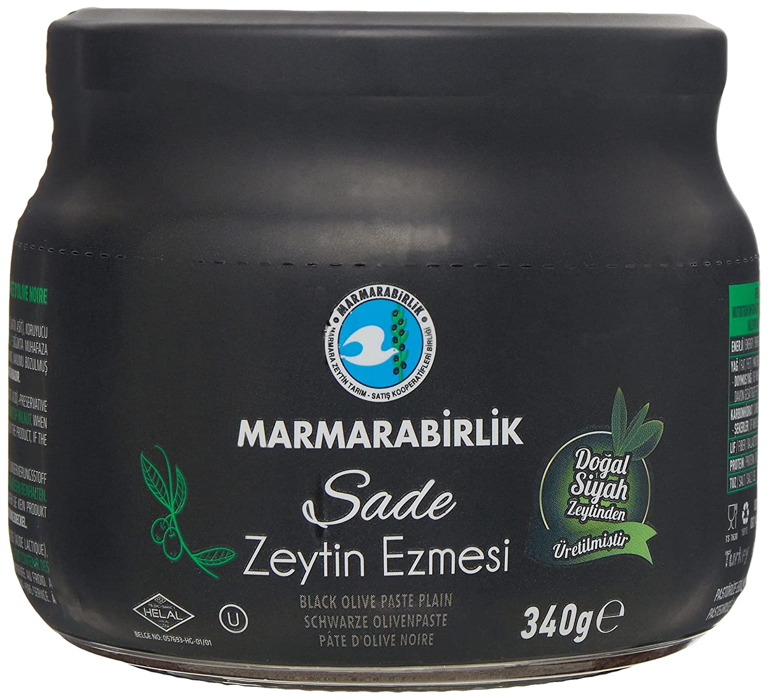Marmarabirlik Olive Plain Olive Paste - 340g