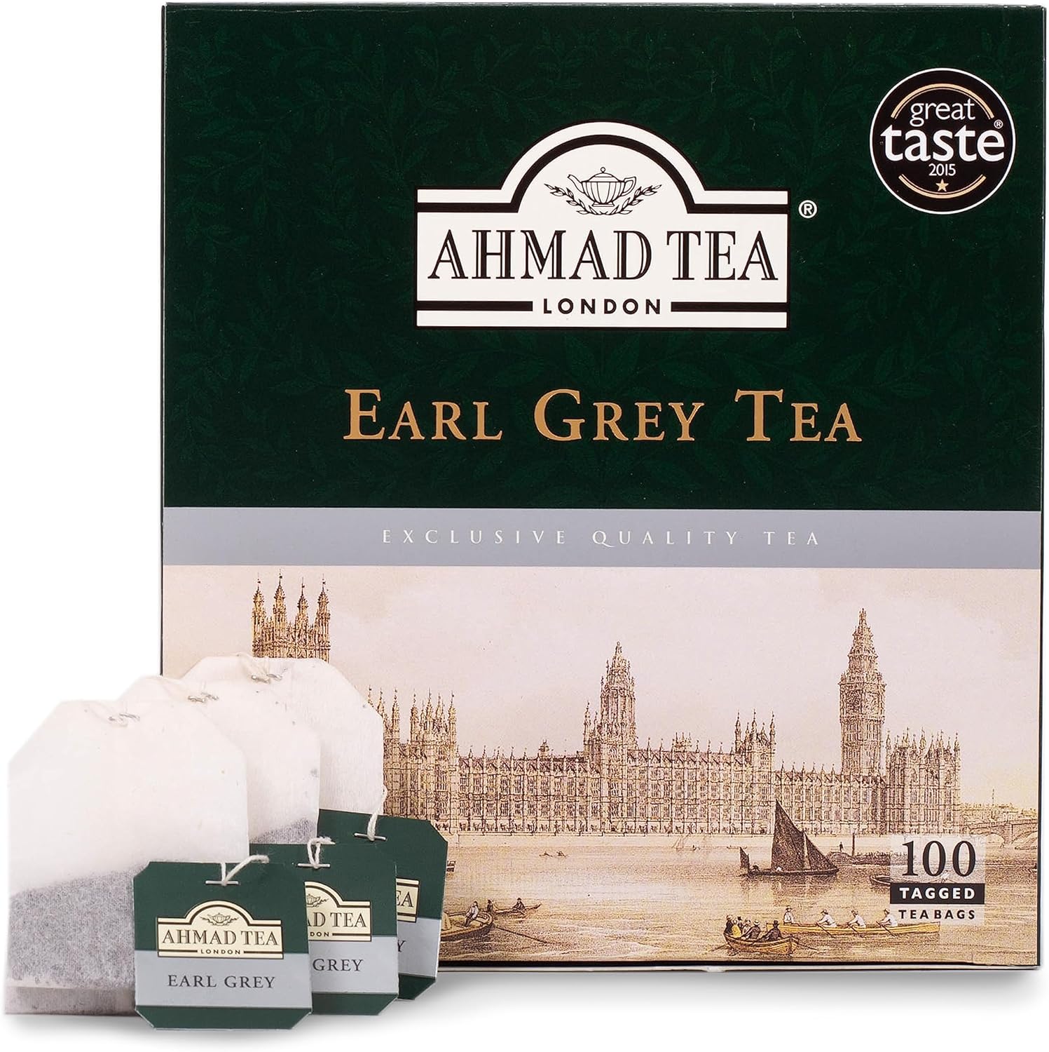 Ahmad Tea Earl Grey 100 Tea Bags