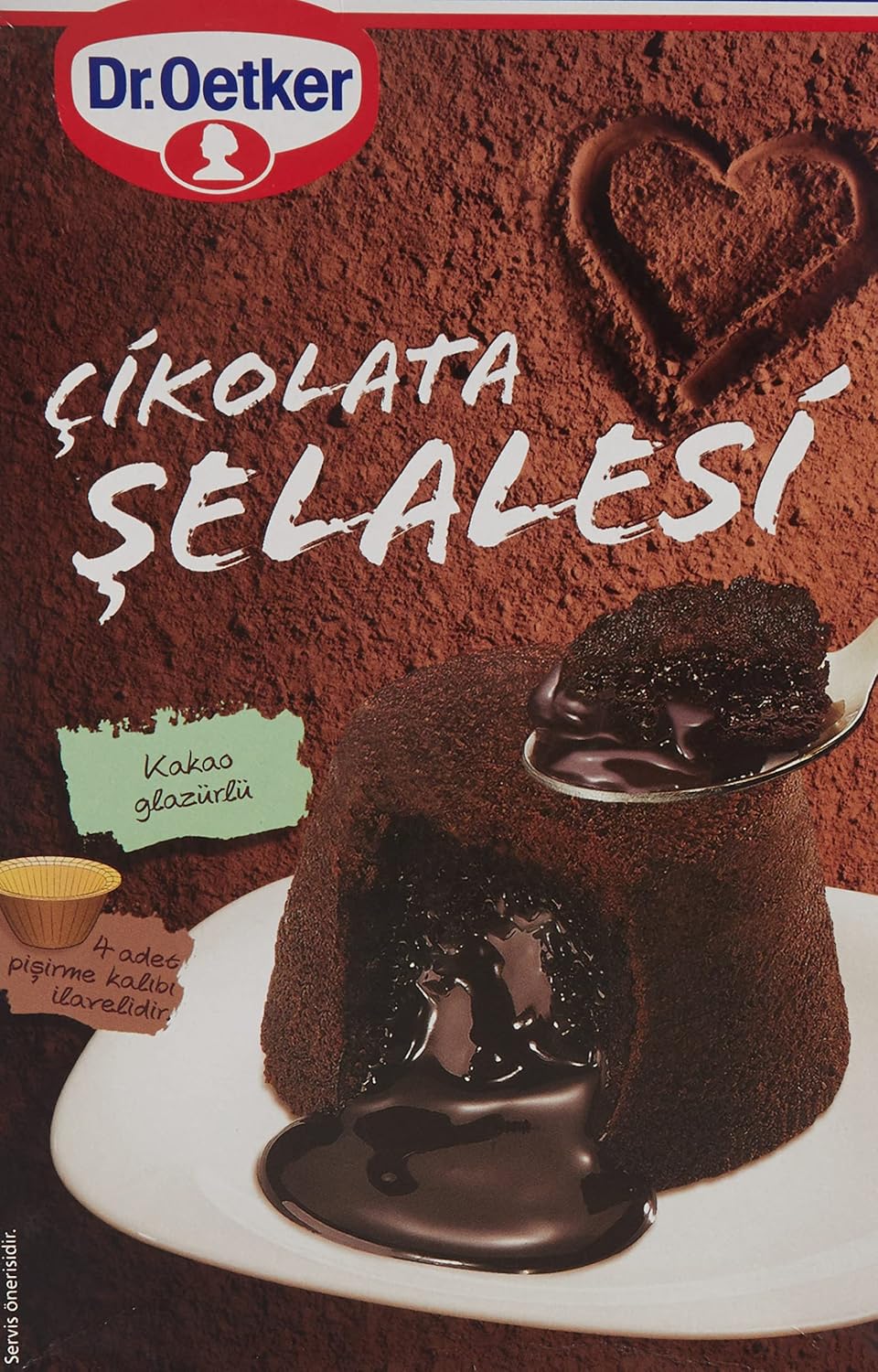 Dr. Oetker Chocolate Lava Cake 195g - Dr. Oetker Çikolata Şelalesi