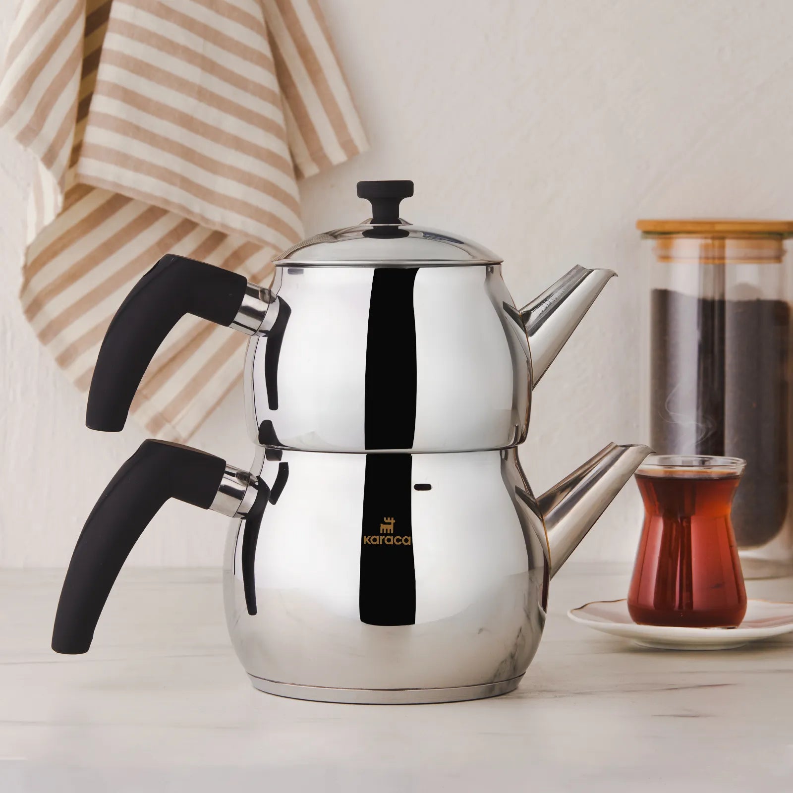 Karaca Alim Turkish Tea Pot Midi Size