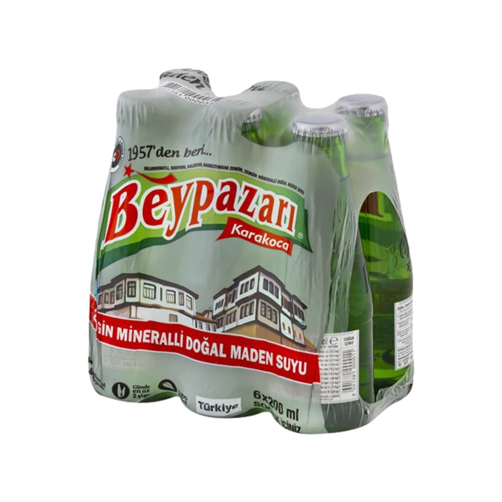 Beypazarı Natural Mineral Water – 200ml (Pack of 6) - Beypazarı Maden Suyu