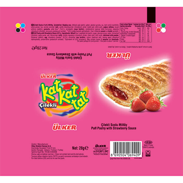 Ülker Kat Kat Tat Strawberry 28g