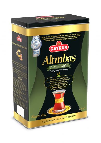 Caykur Altinbas Earl Grey Can Box - 400g - Çaykur Altınbaş Earl Grey Tomurcuklu Siyah Çay