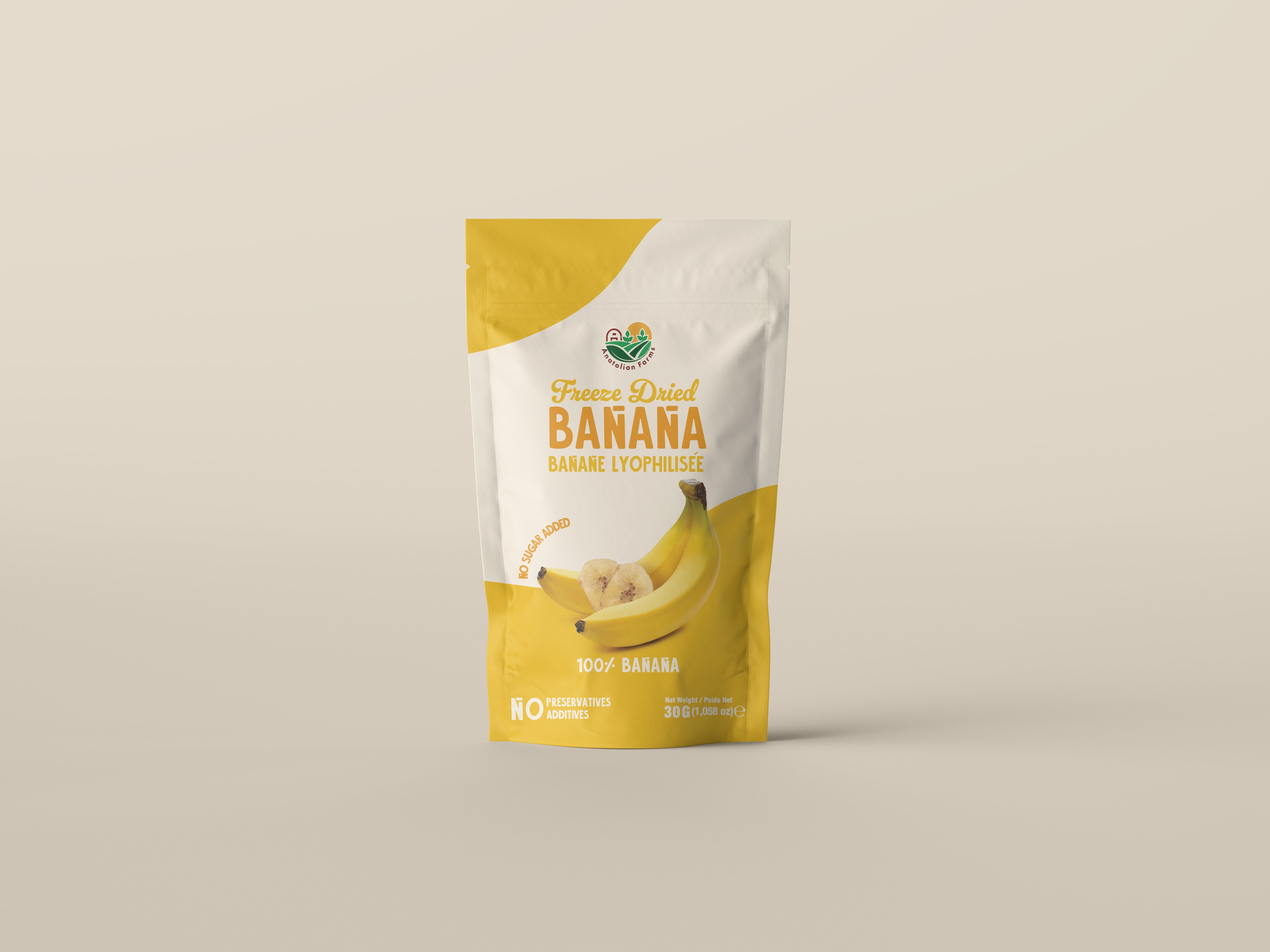 Anatolian Farms Freeze Dried Banana 20g