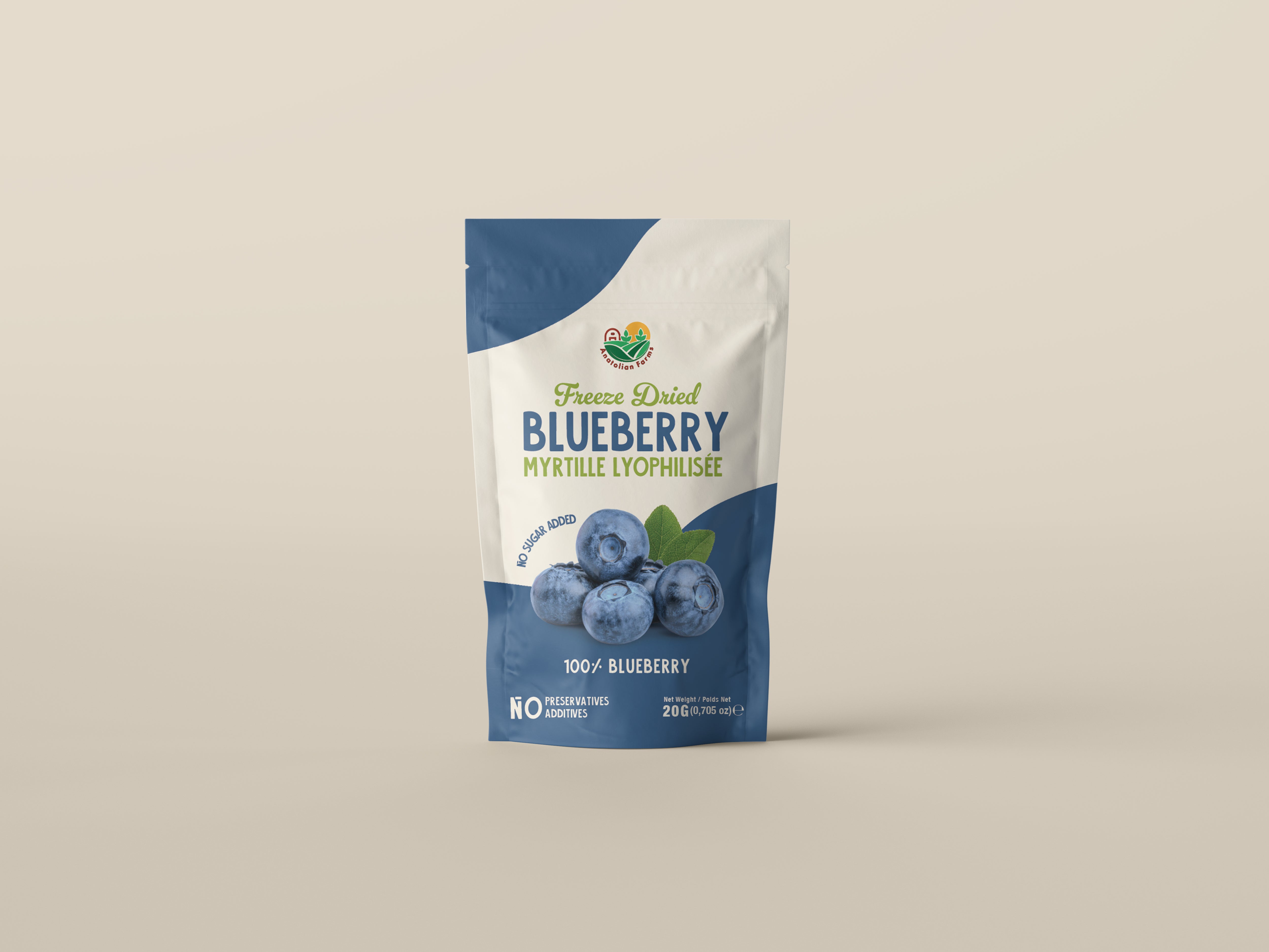 Anatolian Farms Freeze Dried Blueberry 20g