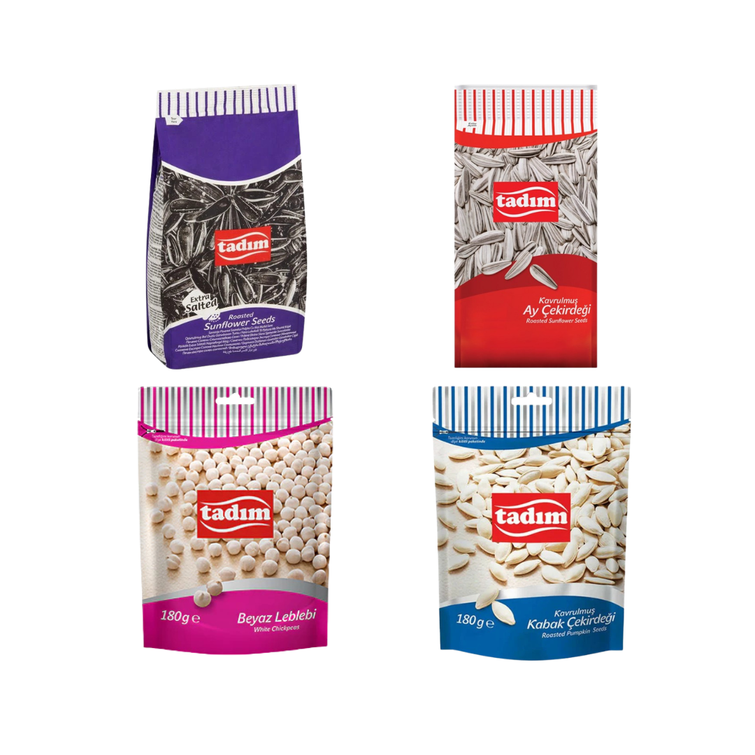 Tadim Turkish Nuts Snack Sampler Bundle