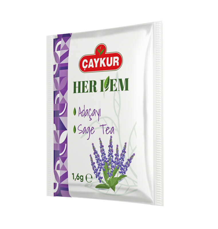 Çaykur Her Dem Sage Tea Mixed Herbal Tea - 160g (100 Count) - Çaykur Adaçayı