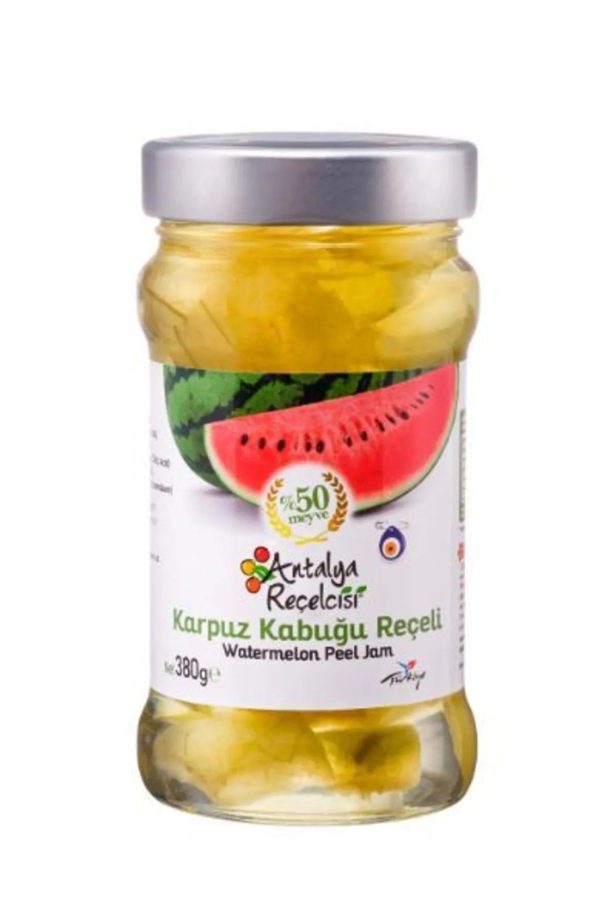 Antalya Recelcisi Watermelon Peel Jam 380g - Karpuz Kabuğu Reçeli