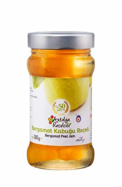 Antalya Reçelcisi Bergamot Peel Jam 380g - Bergamot Kabuğu Reçeli