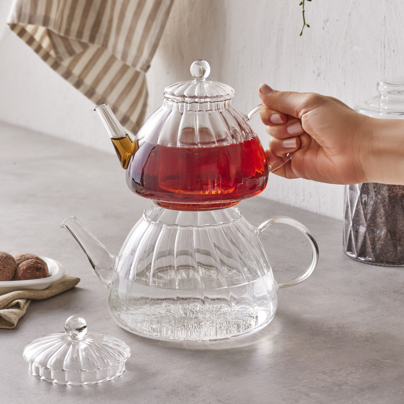 Karaca Lori Glass Teapot