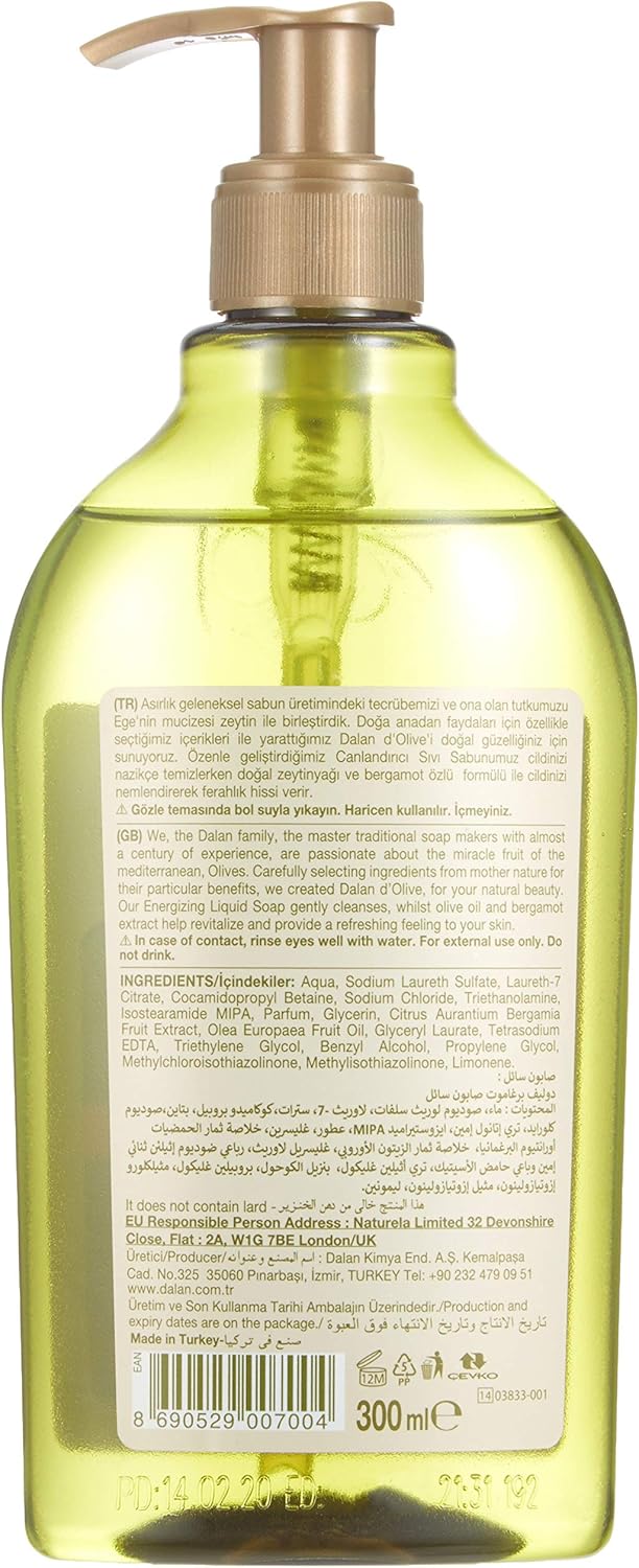 Dalan D’Olive Energizing Liquid Soap 400ml
