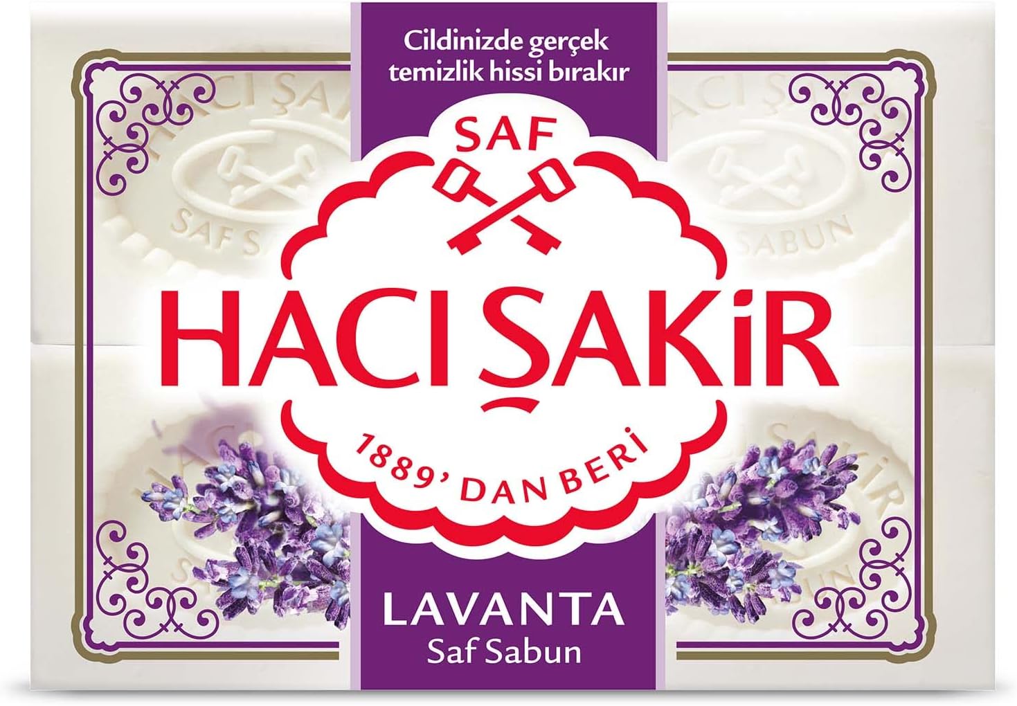 Hacı Şakir Lavender Soap 4x150g