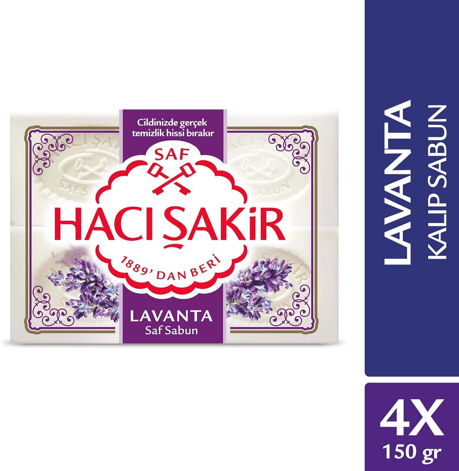 Hacı Şakir Lavender Soap 4x150g