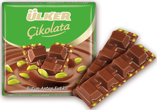 Ulker Milk Chocolate with Pistachio 70g