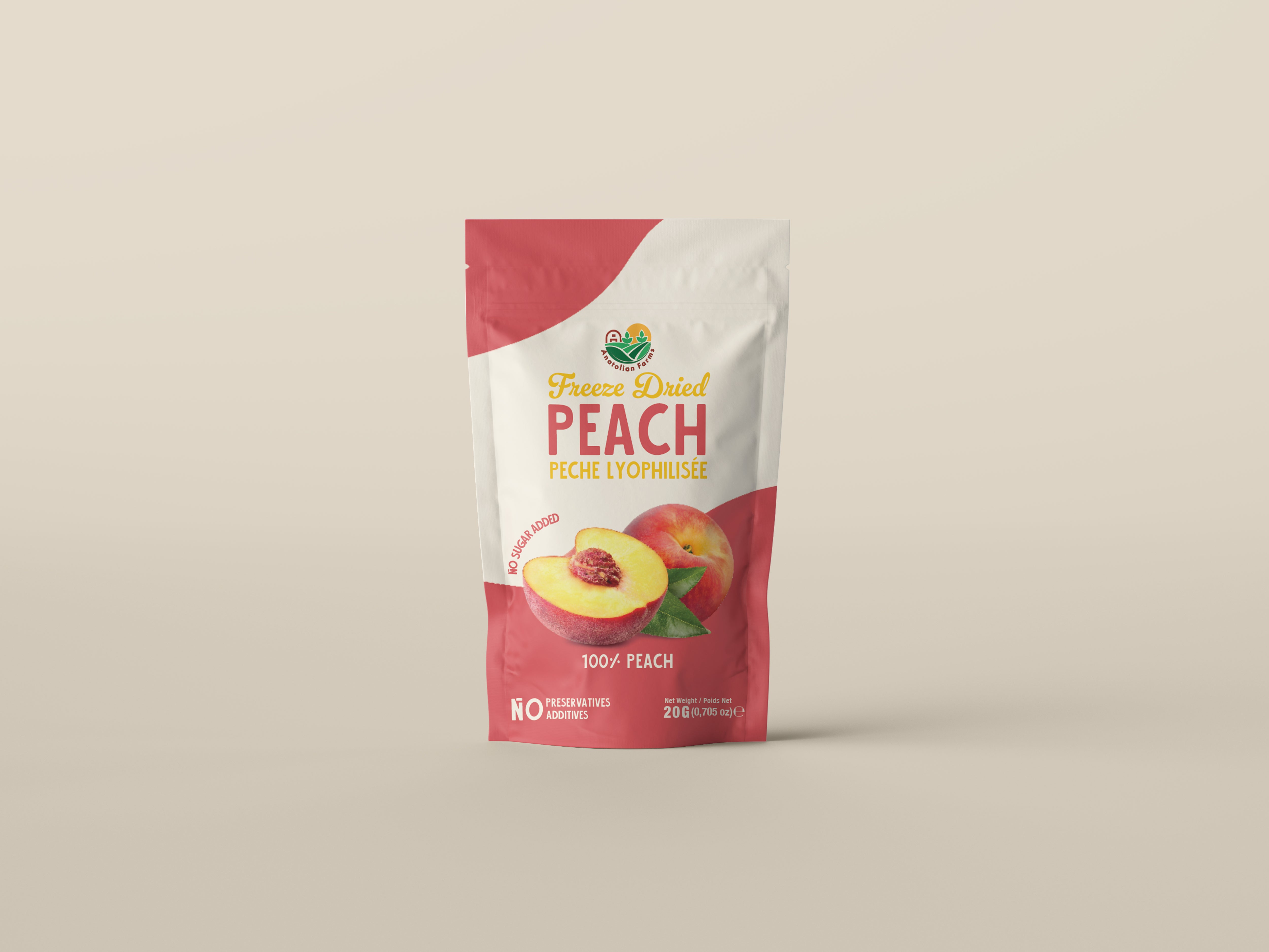 Anatolian Farms Freeze Dried Peach 20g