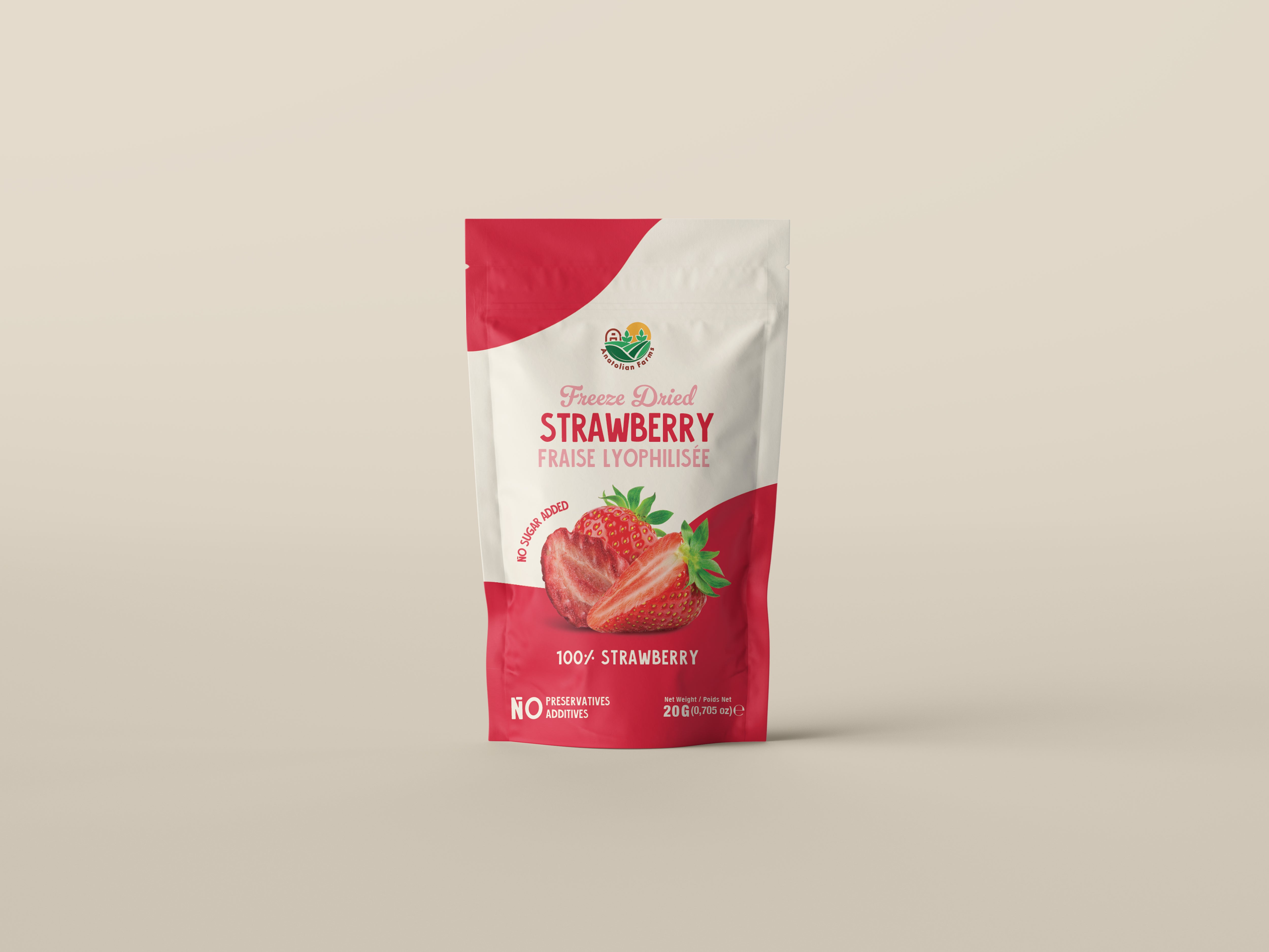 Anatolian Farms Freeze Dried Strawberry 20g