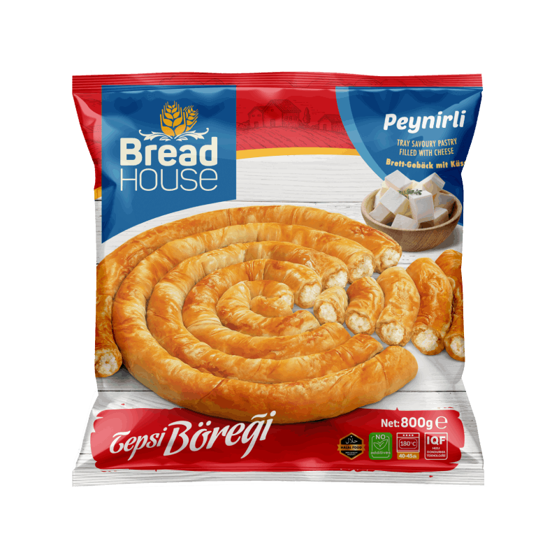 Breadhouse Cheese Borek Pastry 800g - Breadhouse Peynirli Tepsi Böreği (Frozen)