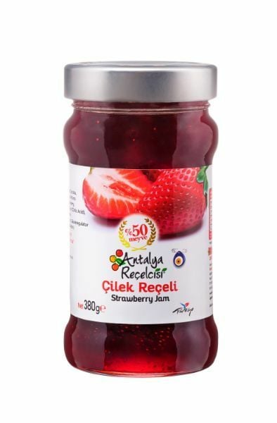 Antalya Reçelcisi Strawberry Jam - 380g - Çilek Reçeli
