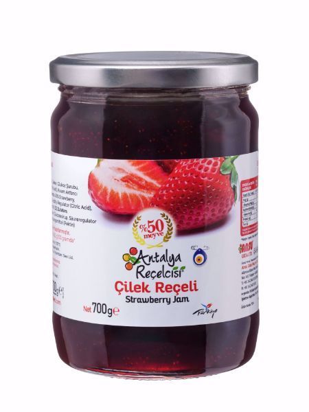 Antalya Reçelcisi Strawberry Jam 700g - Çilek Reçeli